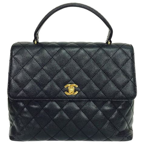 vintage chanel top handle bag.